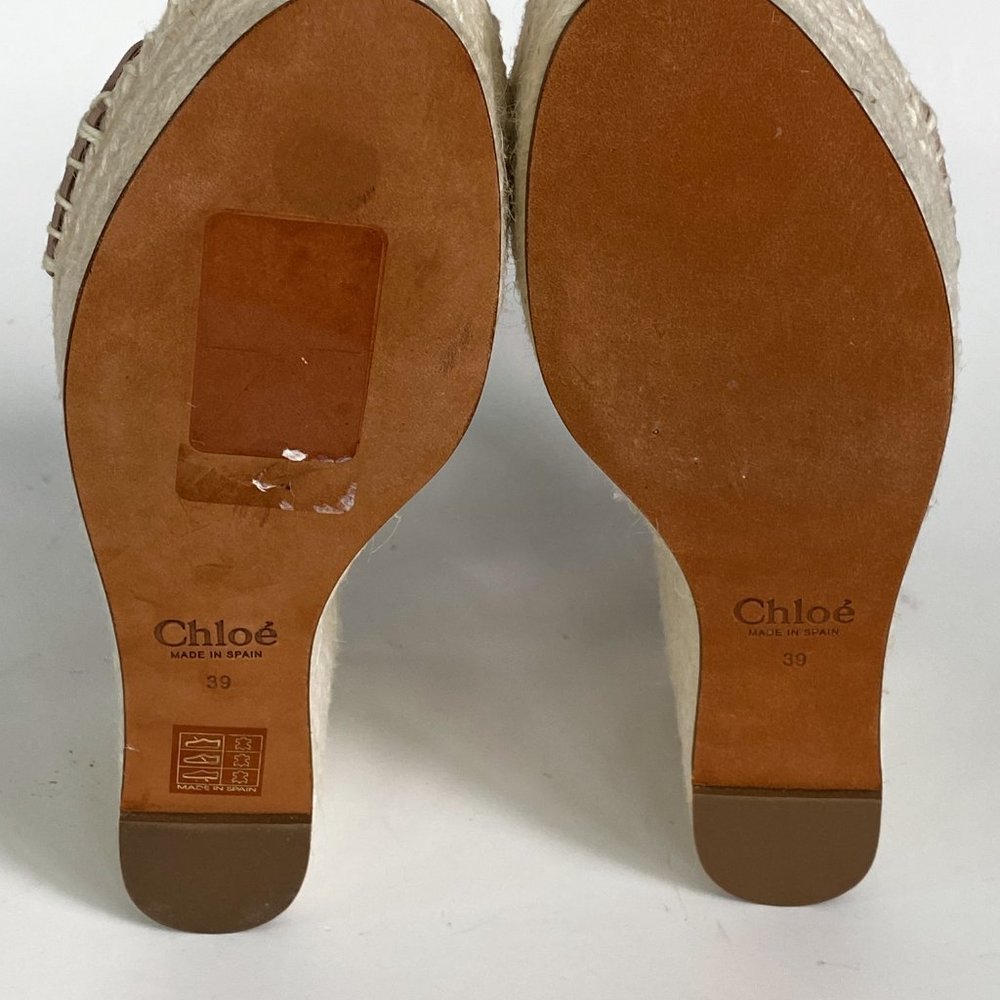 Chloe Lauren Grommet Espadrille Platform Wedges - Picture 3 of 9